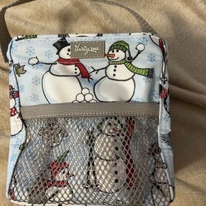 Cute thirty-one snowman small bag.  Great for holiday treats! Very gently used.